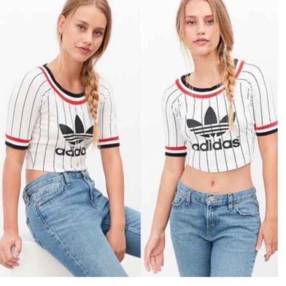 adidas Tops - Adidas Baseball Crop Shirt